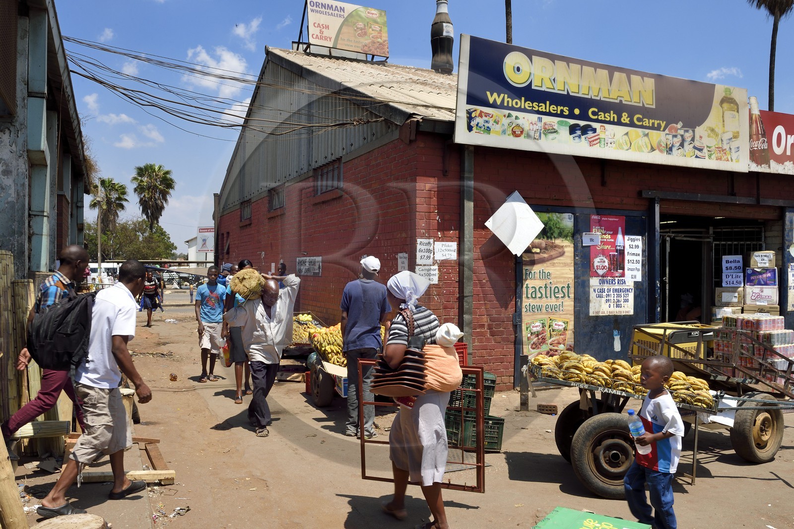 Zimbabwe, Harare, Mbare market