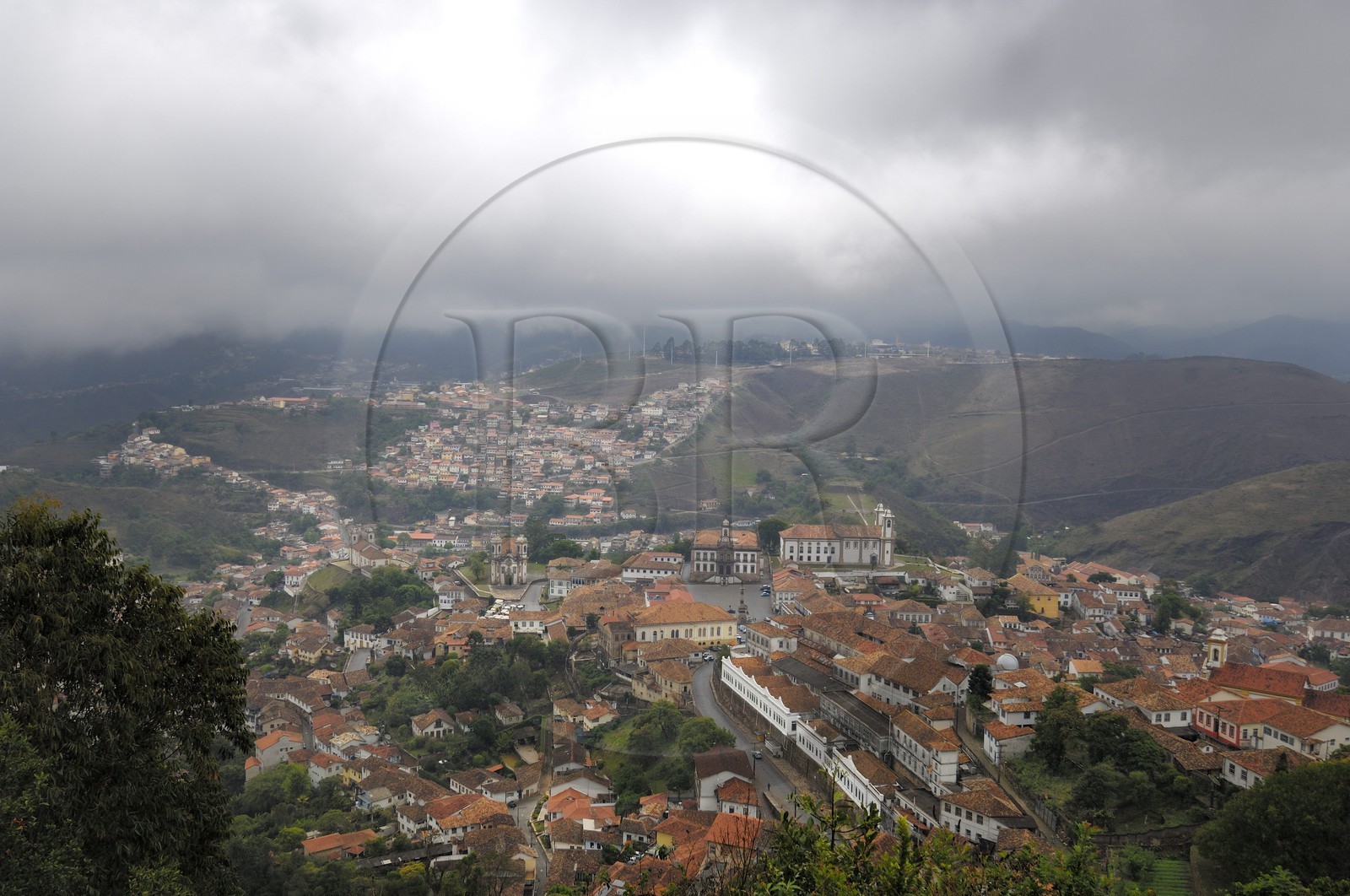 Brazil, Minas Gerais state, Ouro Preto, historical center listed as World Heritage by UNESCO, general view (Gold Route, Estrada Real)