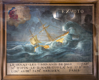 France, Morbihan, Port-Louis, Port Louis Citadel, national maritime museum, part dedicated to sea rescue SNSM