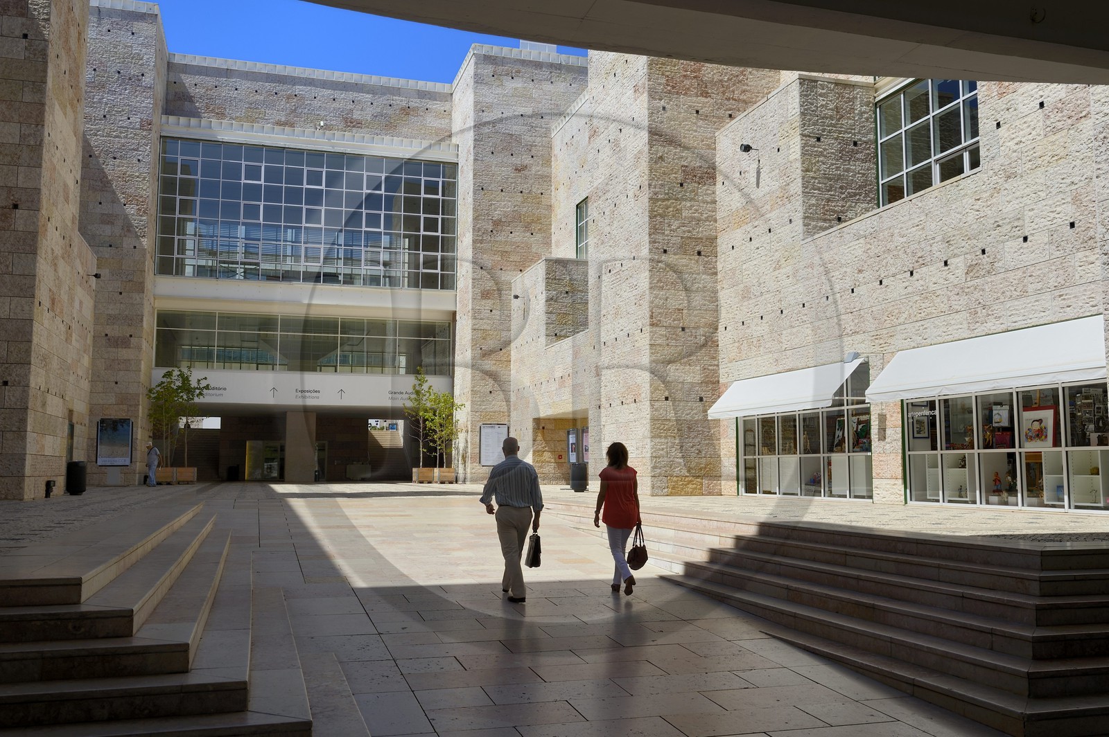 Portugal, Lisbonne, Bélem, le Centre Culturel de Belém des architectes Vittorio Gregotti et Manuel Salgado