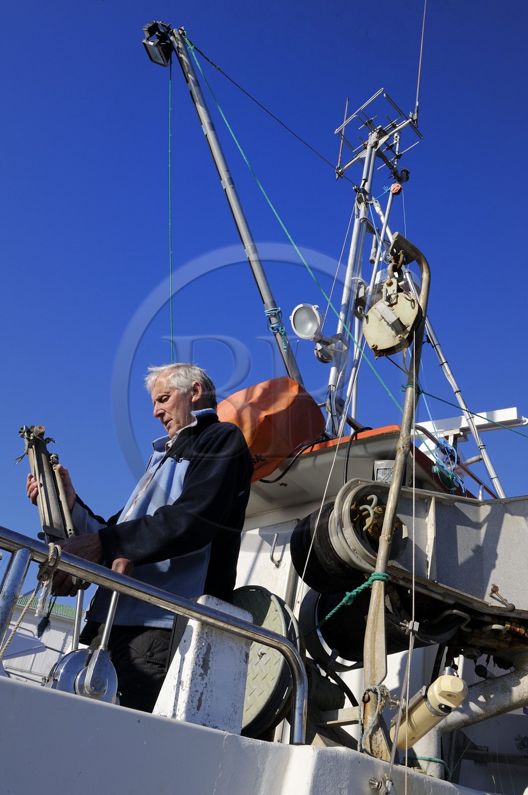 Norvège, Nordland, Iles Lofoten, le pêcheur et fermier Bard Borresen 85 ans