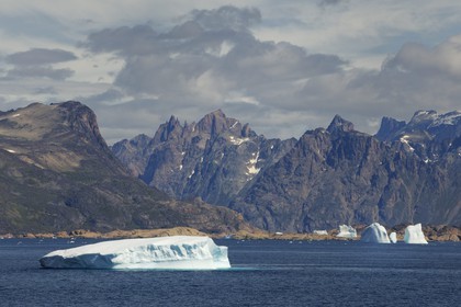 Greenland, Southern Region near Nanortalik, icebergs