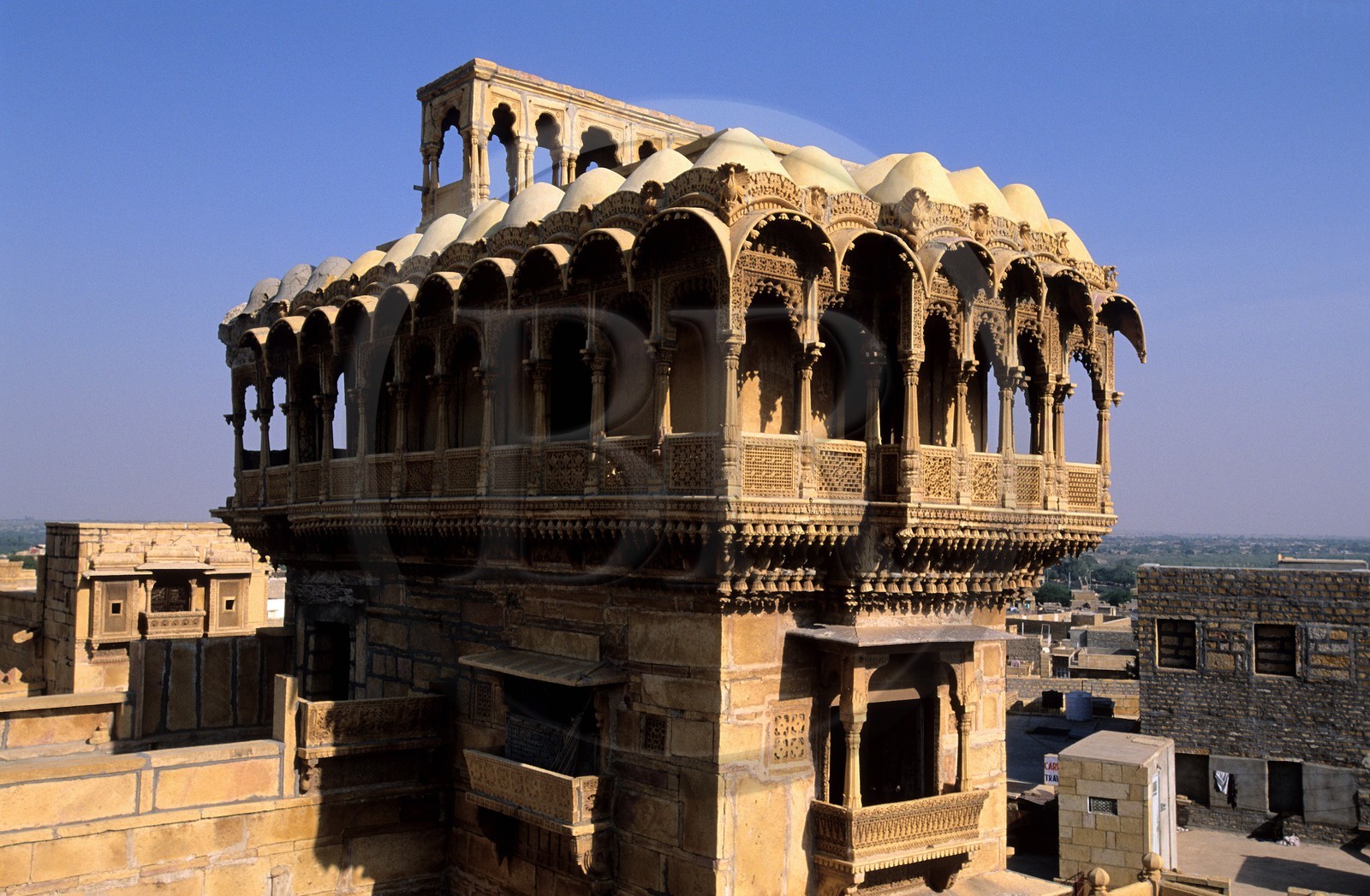 India, Rajasthan State, Jaisalmer, Salim Singh ki haveli