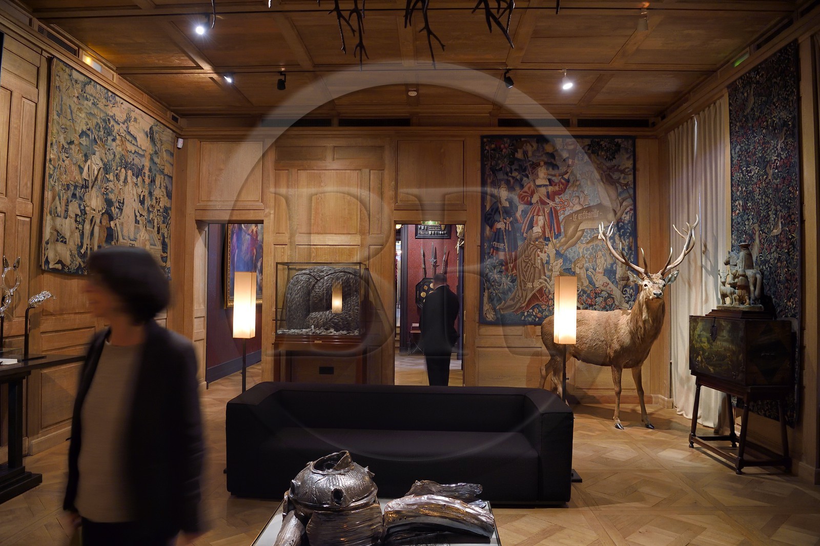 France, Paris (75), quartier du Marais, le musée de la Chasse et de la Nature dans l’hôtel de Guénégaud
