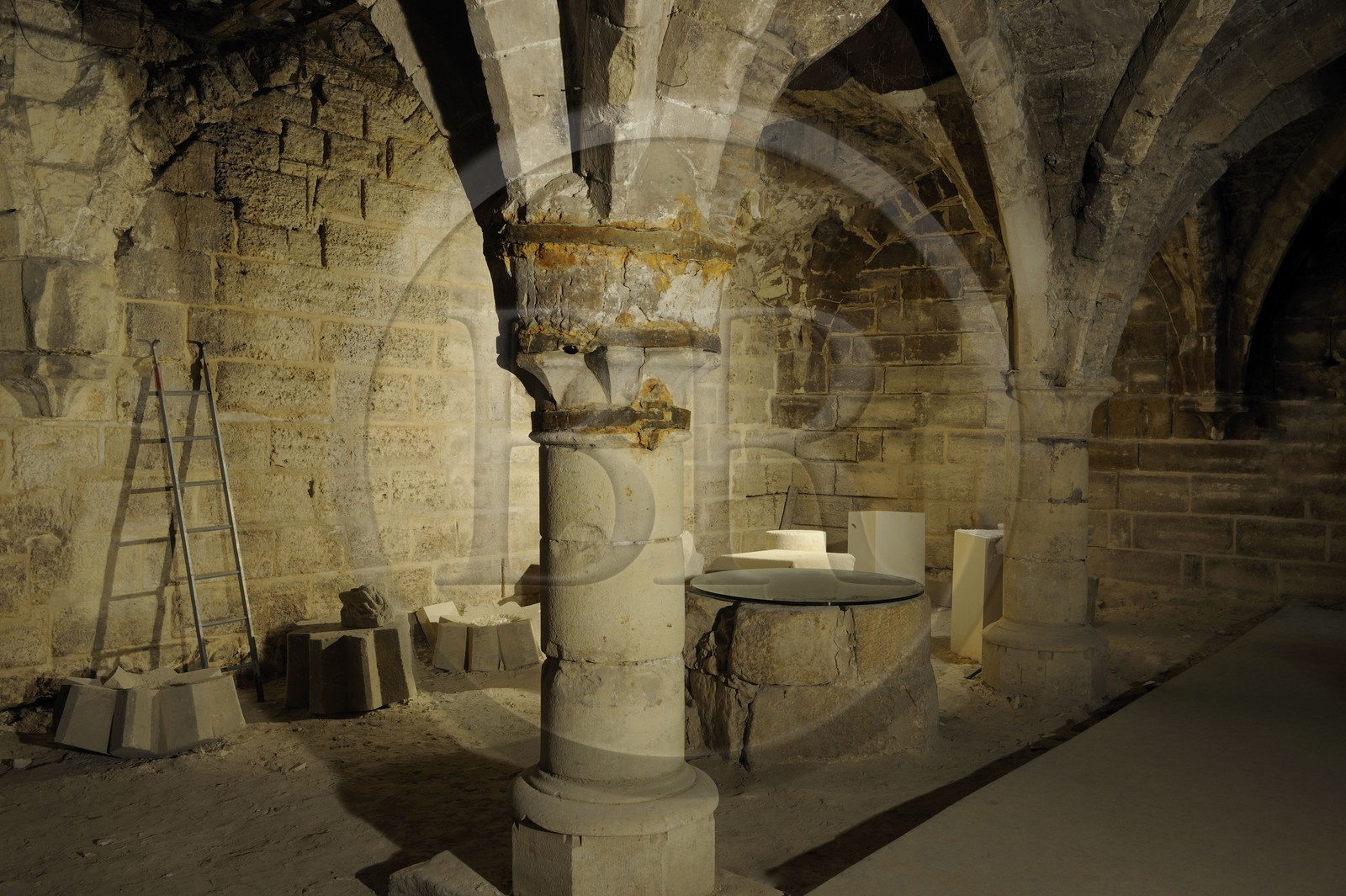 France, Paris (75), cave de la maison d' Ourscamps rue François Miron