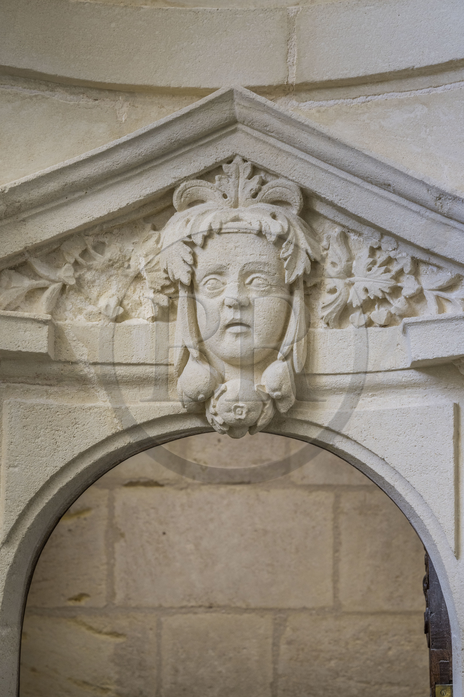France, Gironde (33), le Verdon-sur-Mer, phare de Cordouan, classé Patrimoine Mondial de l'UNESCO, l'appartement du roi (1er étage)