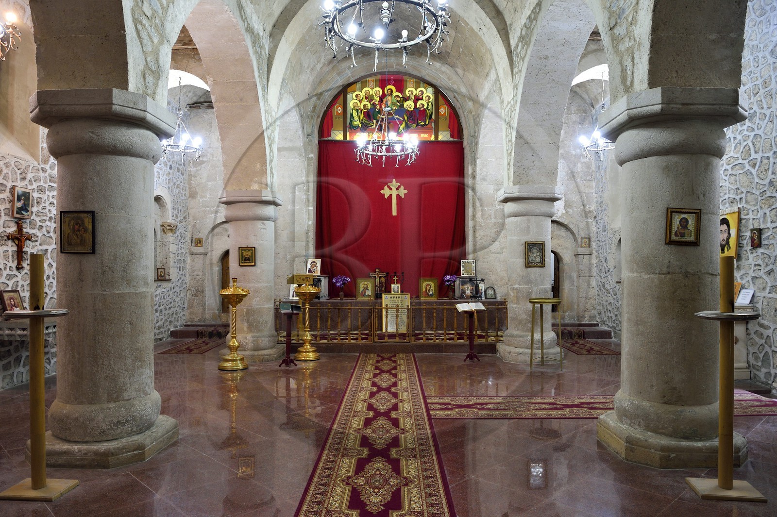 Azerbaïdjan, région de Qabala, Nij, église d'Aghbanie Saint-Élisée Jotari