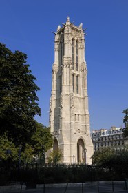 France, Paris, the Tour Saint Jacques (Saint Jacques Tower)