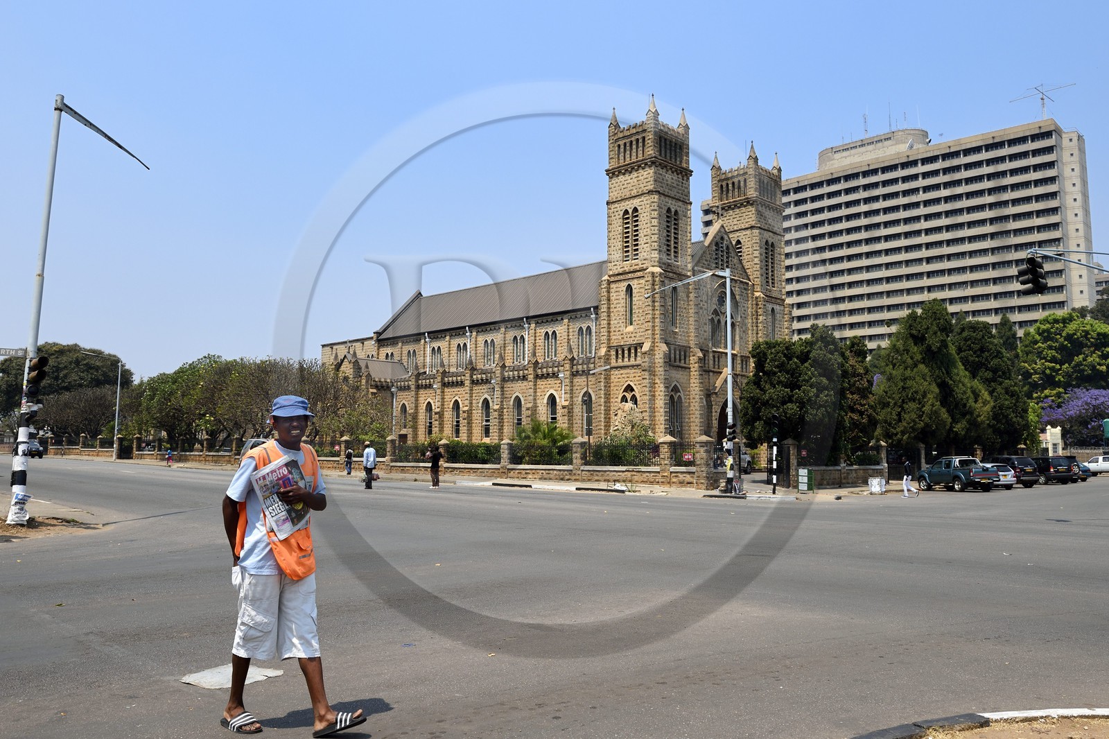 Zimbabwe, Harare, la cathédrale, archidiocèse romain catholique de Harare
