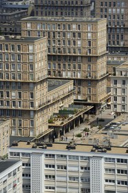 France, Seine Maritime, Le Havre, Downtown rebuilt by Auguste Perret listed as World Heritage by UNESCO, Perret buildings around the rue Victor Hugo