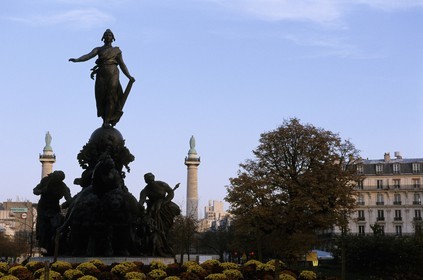 France, Paris (75), place de la Nation