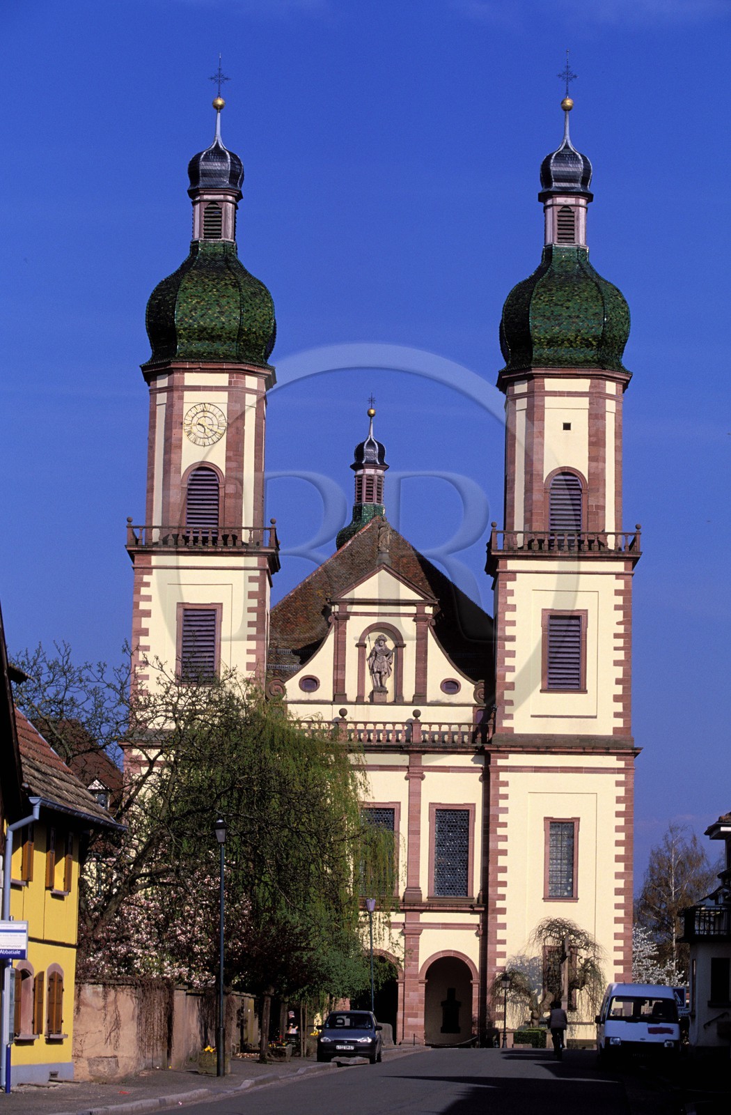 France, Bas-Rhin (67), l' église abbatiale d' Ebermunster