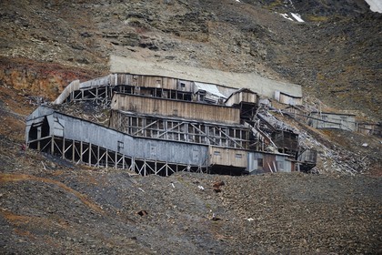 Norway, Svalbard (Spitzbergen), Longyearbyen, former coal mine