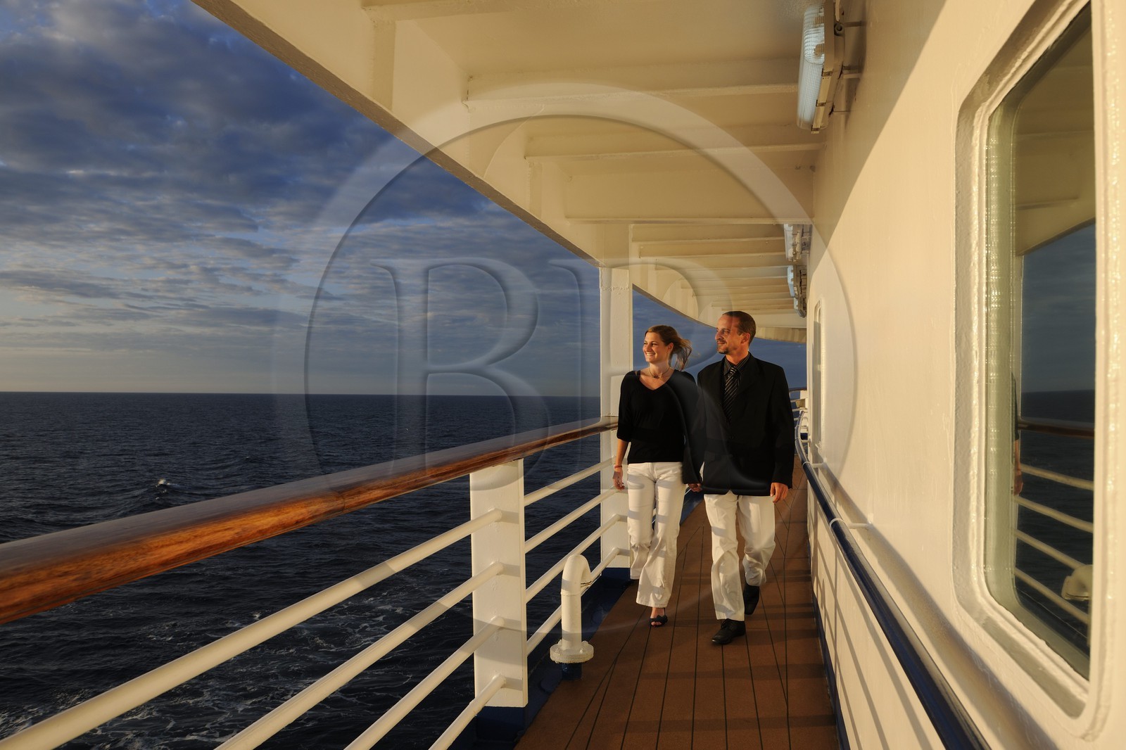 Groenland, à bord du bateau de croisière Princess Danae dans l'Océan Atlantique