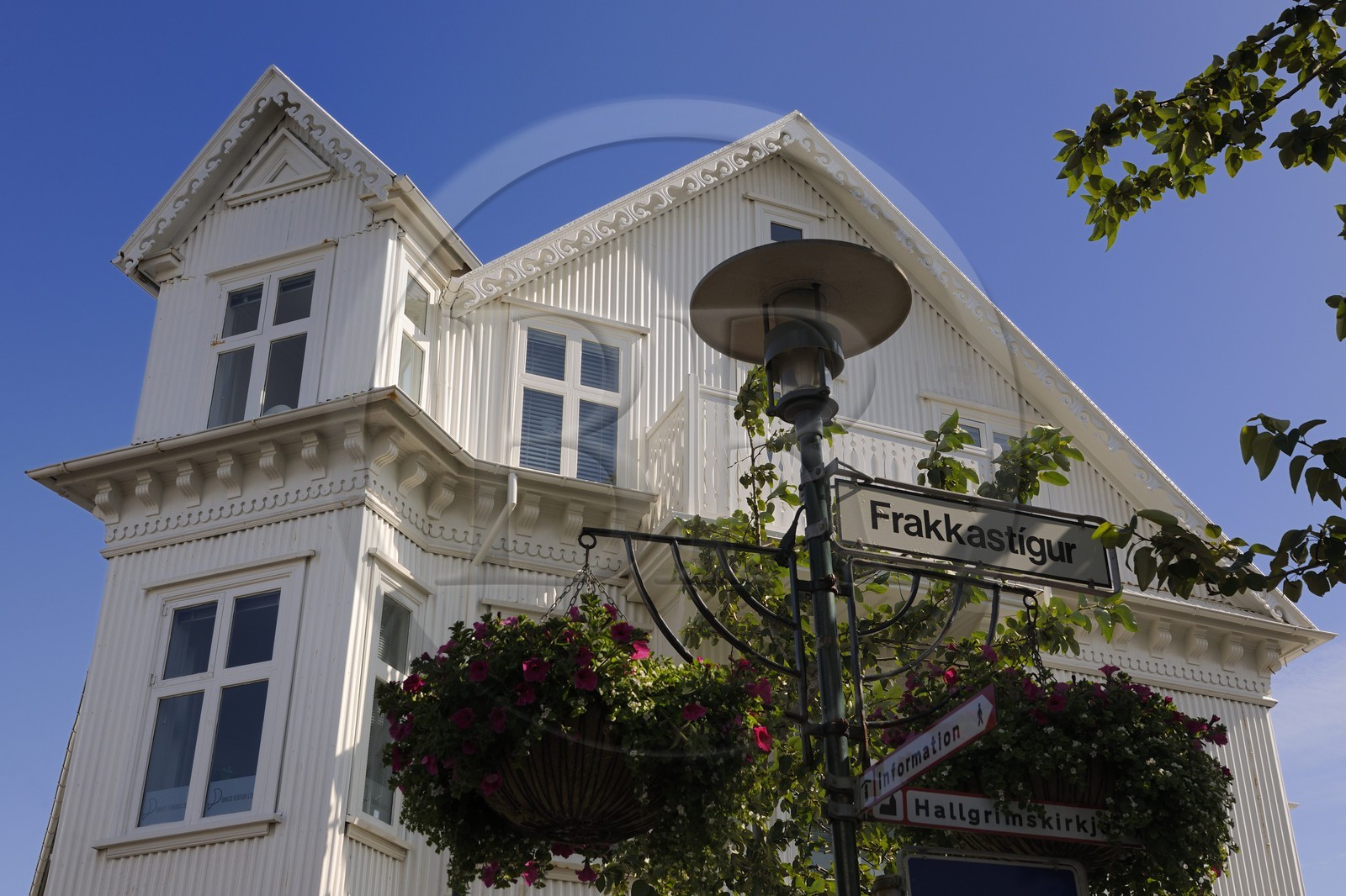 Iceland, Reykjavik, house in the old town