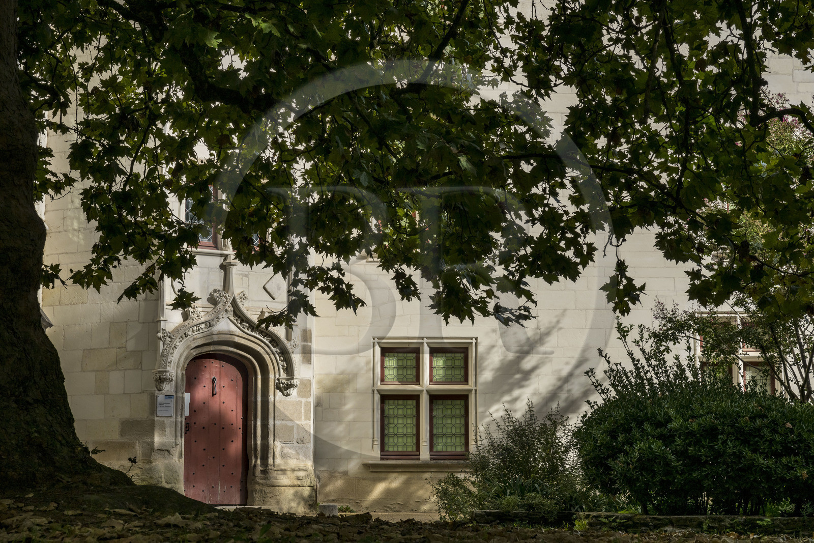France, Loire-Atlantique (44), Nantes, quartier du Bouffay, manoir gothique de la Psallette (XVème siècle) dans les Jardins de la Psallette