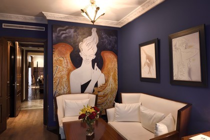 Morocco, Casablanca, Hotel and Spa Le Doge Relais et Chateaux, the Jean Cocteau Suite