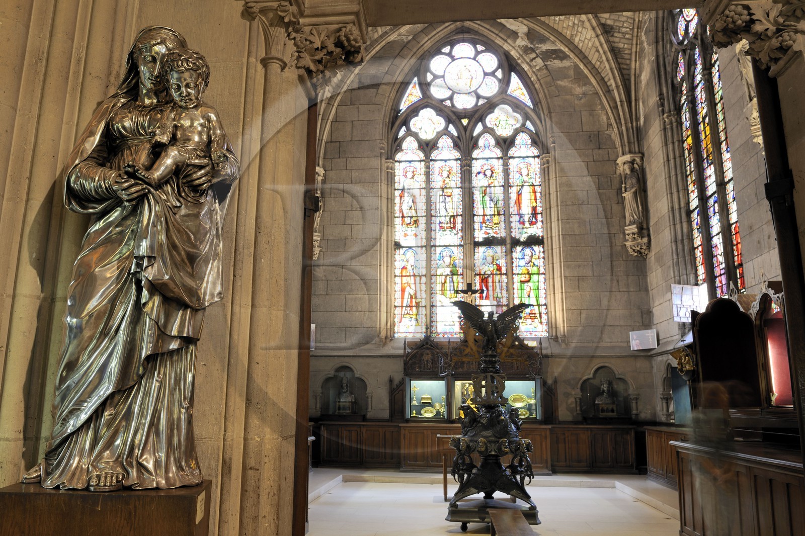 France, Paris (75), île de la Cité, la cathédrale Notre-Dame-de-Paris, la sacristie du chapitre et salle du Trésor