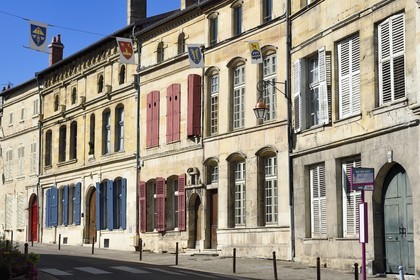 France, Meuse (55), Bar-le-Duc, la ville Haute, maisons Renaissances dans la rue des Ducs de Bar