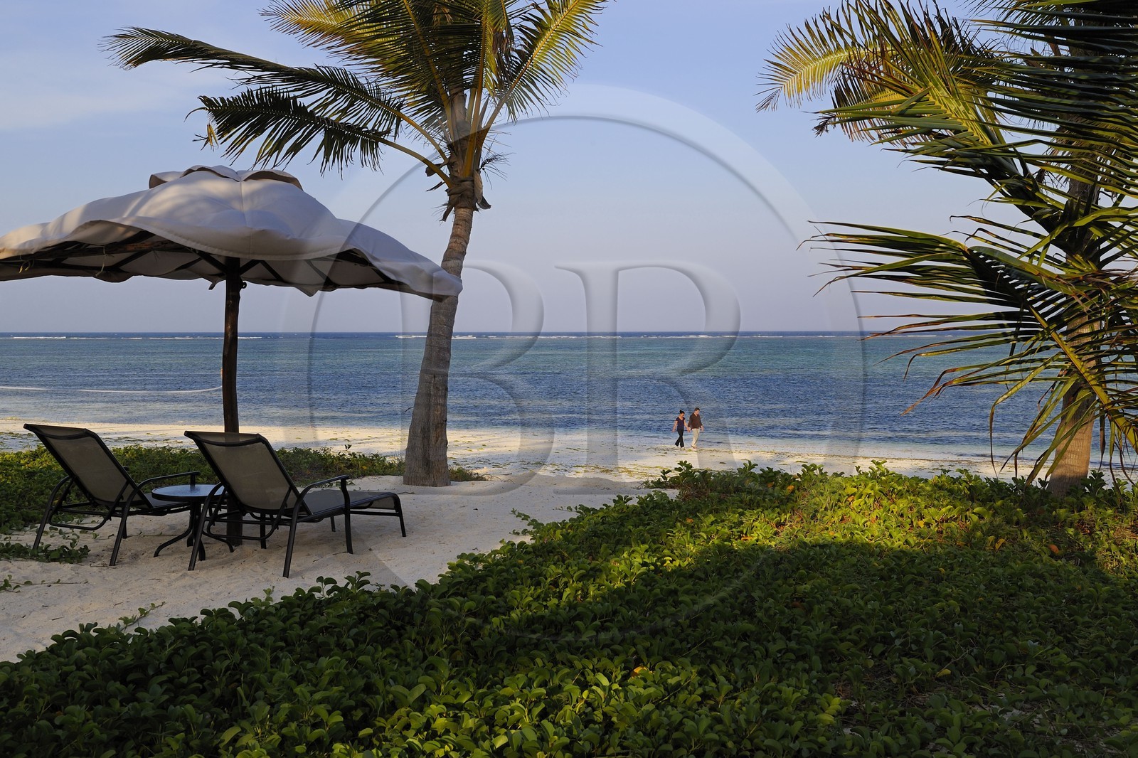 Tanzanie, archipel de Zanzibar, île de Unguja (Zanzibar), côte Sud-Est, Bwejuu, le luxueux Baraza Resort & Spa