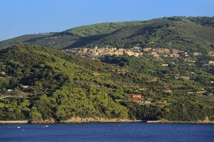 Italie, Toscane, l’Ile d’Elbe, le village perché de Capoliveri