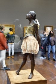 France, Paris (75), le musée d'Orsay, Petite danseuse de quatorze ans dit aussi Grande danseuse habillée (1878-1881) de Edgar Degas
