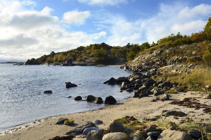 Sweden, Västra Götaland, Koster Islands, Sydkoster sandy beach south of Ekenäs