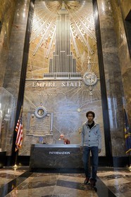 Etats-Unis, New York, Manhattan, Midtown, hall d'entrée de l'Empire State Building