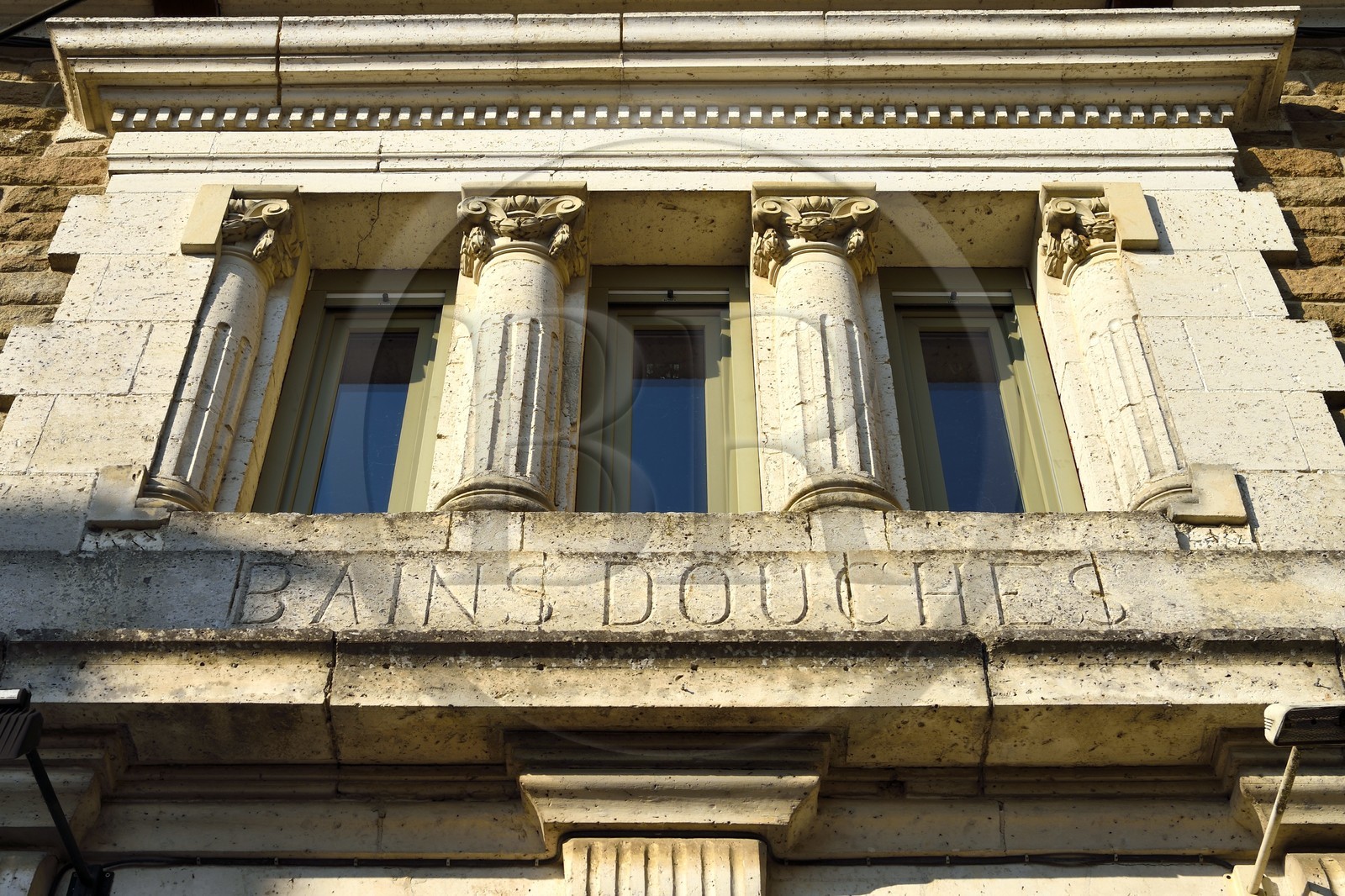 France, Dordogne (24), Périgord Vert, Nontron, les anciens Bains Douches de la ville