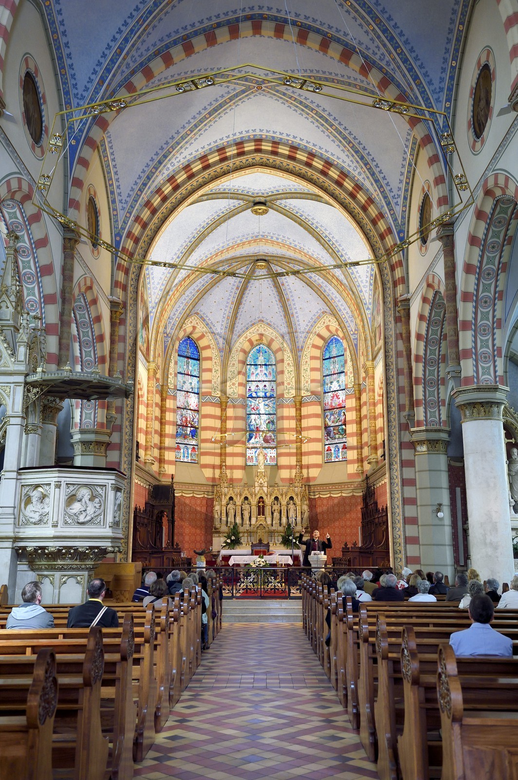 Bosnie-Herzégovine, Sarajevo, cathédrale catholique du Cœur du Jésus (Katedrala Srca Isusova)