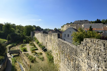 France, Moselle, Rodemack, labelled Les Plus Beaux Villages de France (The Most Beautiful Villages of France), the ramparts
