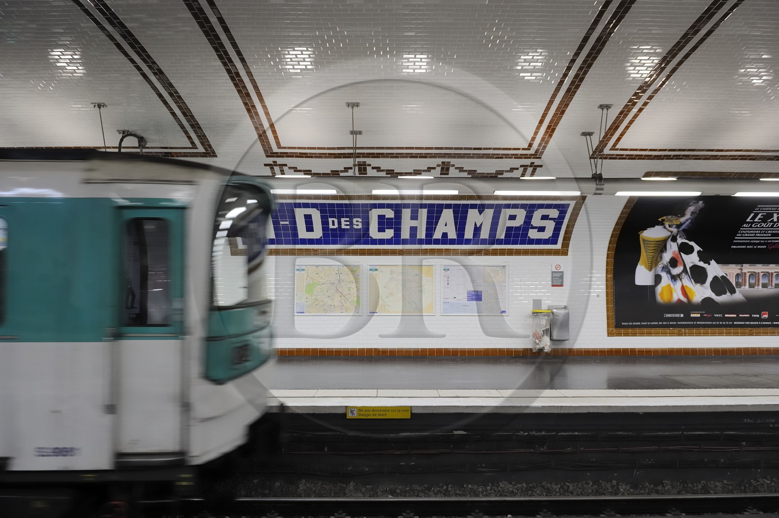 France, Paris (75), station de metro Notre-Dame des Champs