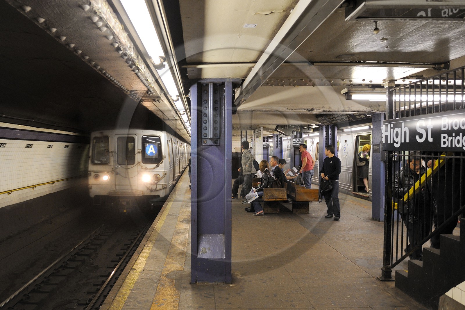 Etats-Unis, New York, Manhattan, station de metro
