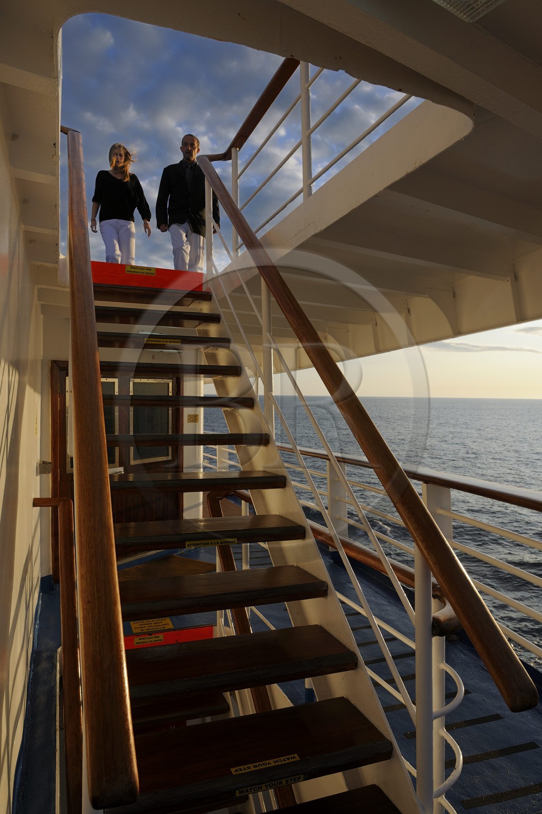Groenland, à bord du bateau de croisière Princess Danae dans l'Océan Atlantique