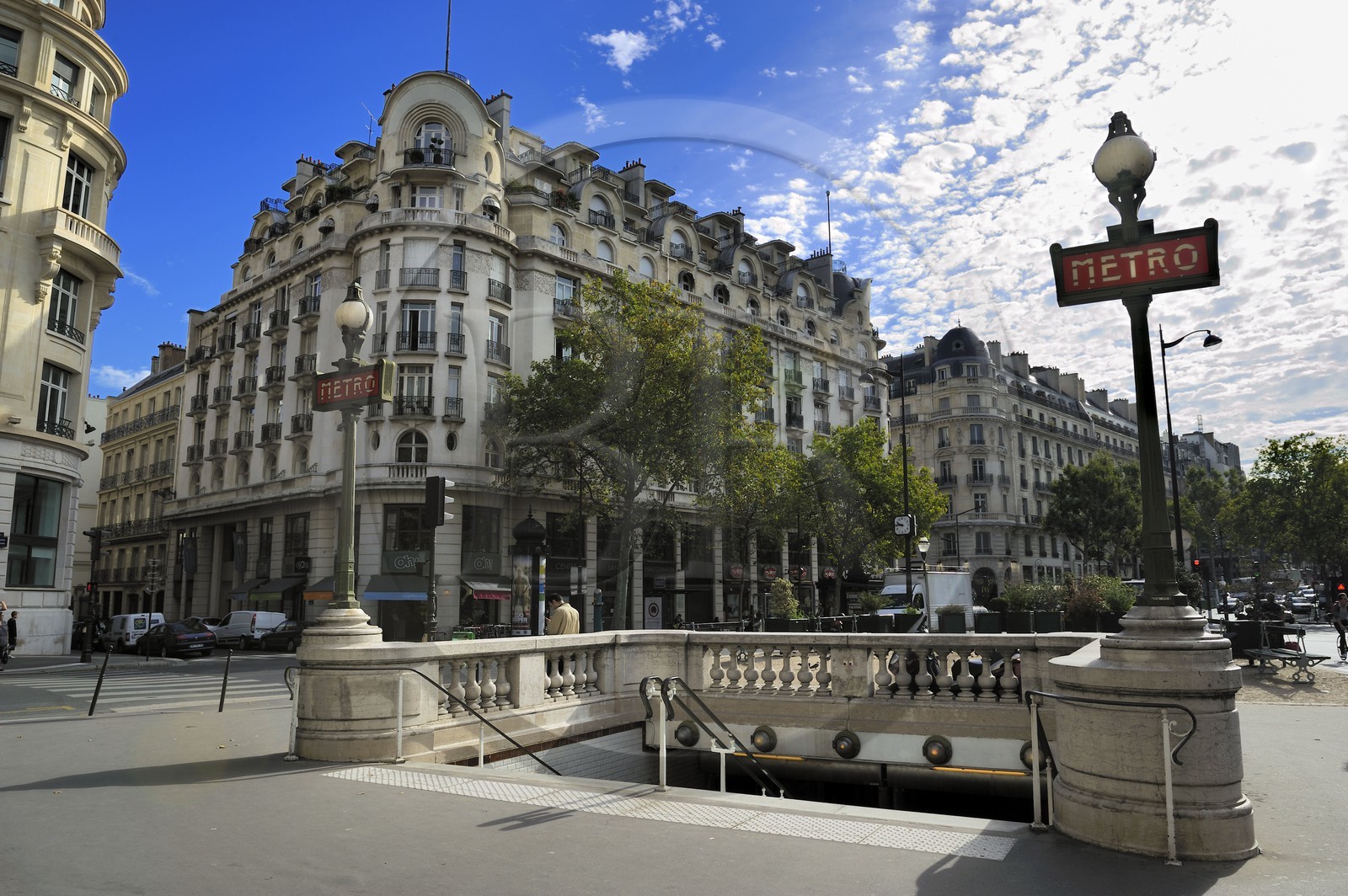 France, Paris (75), metro du carrefour Richelieu-Drouot