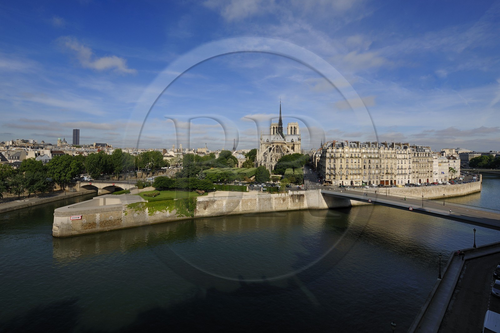 France, Paris (75), les rives de la Seine classées Patrimoine Mondial de l'UNESCO, île de la Cité, la cathédrale Notre-Dame