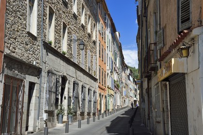 France, Var (83), Draguignan, Grande Rue aussi appelée rue Droite