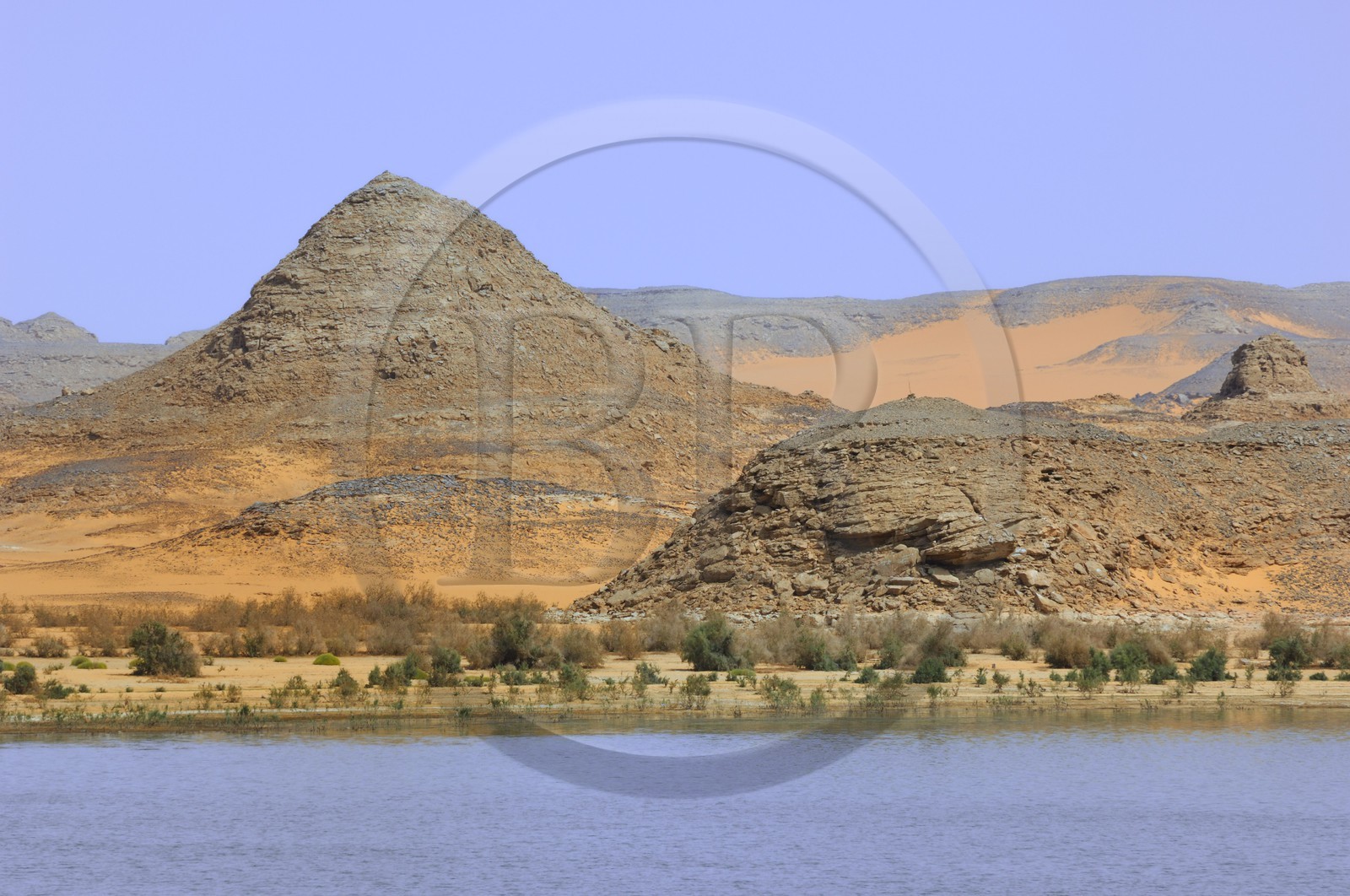 Egypte, Haute Egypte, Nubie, Lac Nasser, site d'Amada