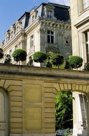 France, Paris 8ème (75), quartier de l' Europe, hôtel particulier de la rue de Monceau
