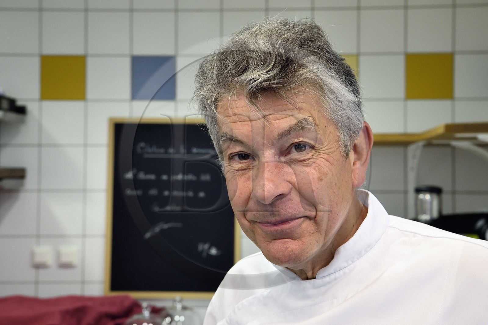 France, Haute-Loire (43), Saint-Bonnet-le-Froid, Restaurant 3 étoiles Régis et Jacques Marcon, le chef cuisinier Jacques Marcon