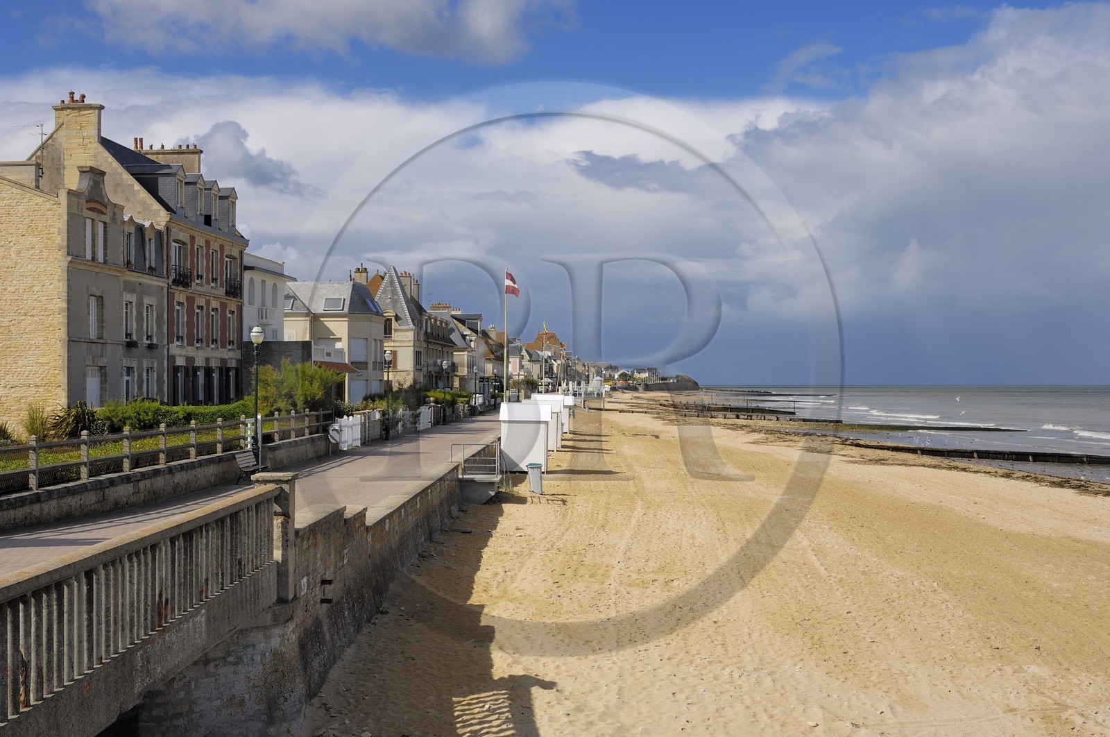France, Calvados, Cote de Nacre, Saint Aubin sur Mer, the seaside