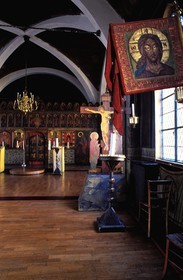 France, Paris, Russian Orthodox church of Saint Serge in Crimee Street