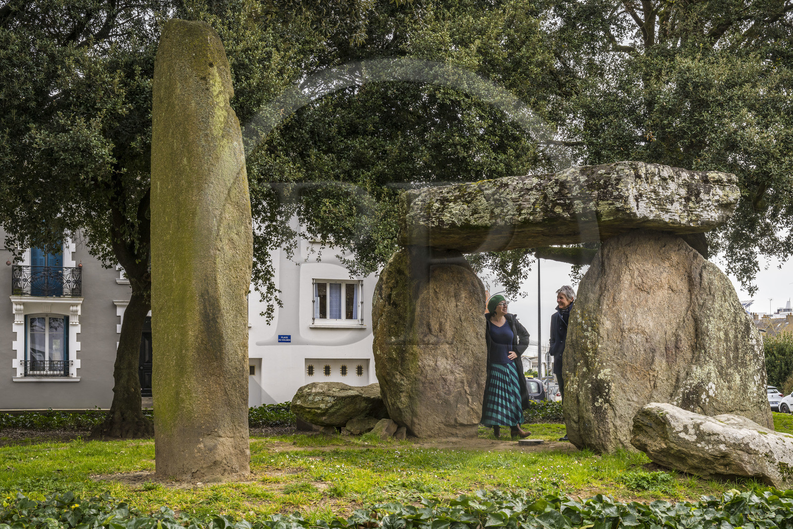 France, Loire-Atlantique (44), Saint-Nazaire, le dolmen des Trois Pierres