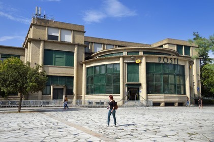 France, Allier (03), Vichy, Art Deco style post office built by the architect Léon Azéma in 1935