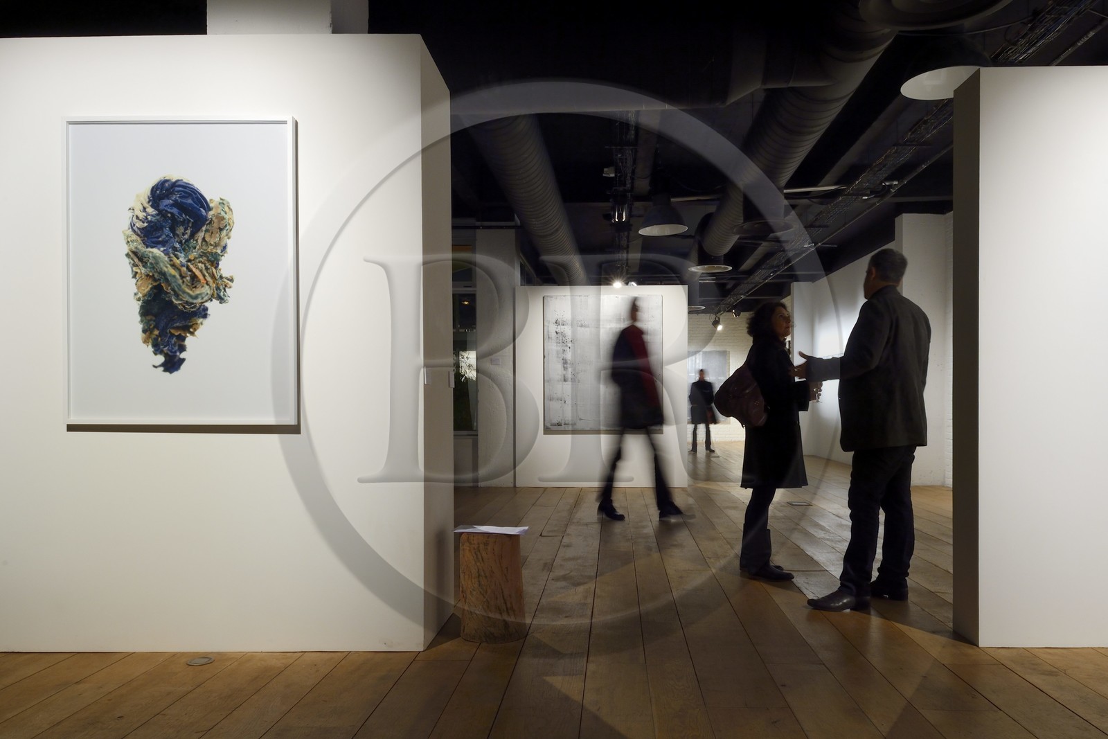 France, Paris (75), vernissage à la Galerie Univer