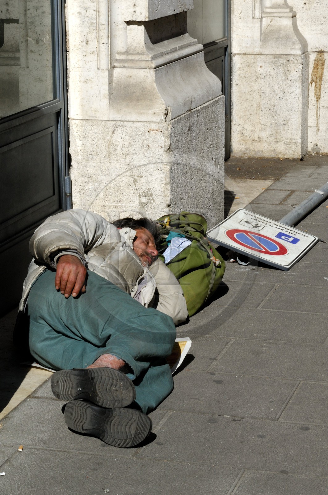 Italy, Lazio, Rome, homeless
