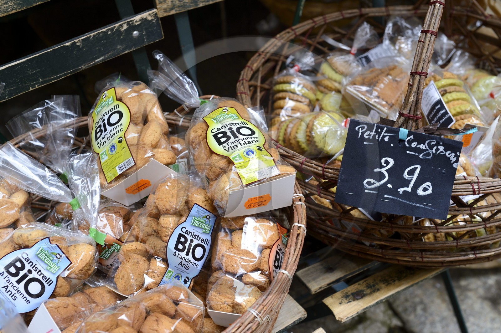France, Corse du Sud, Sartene, organic corsican biscuits