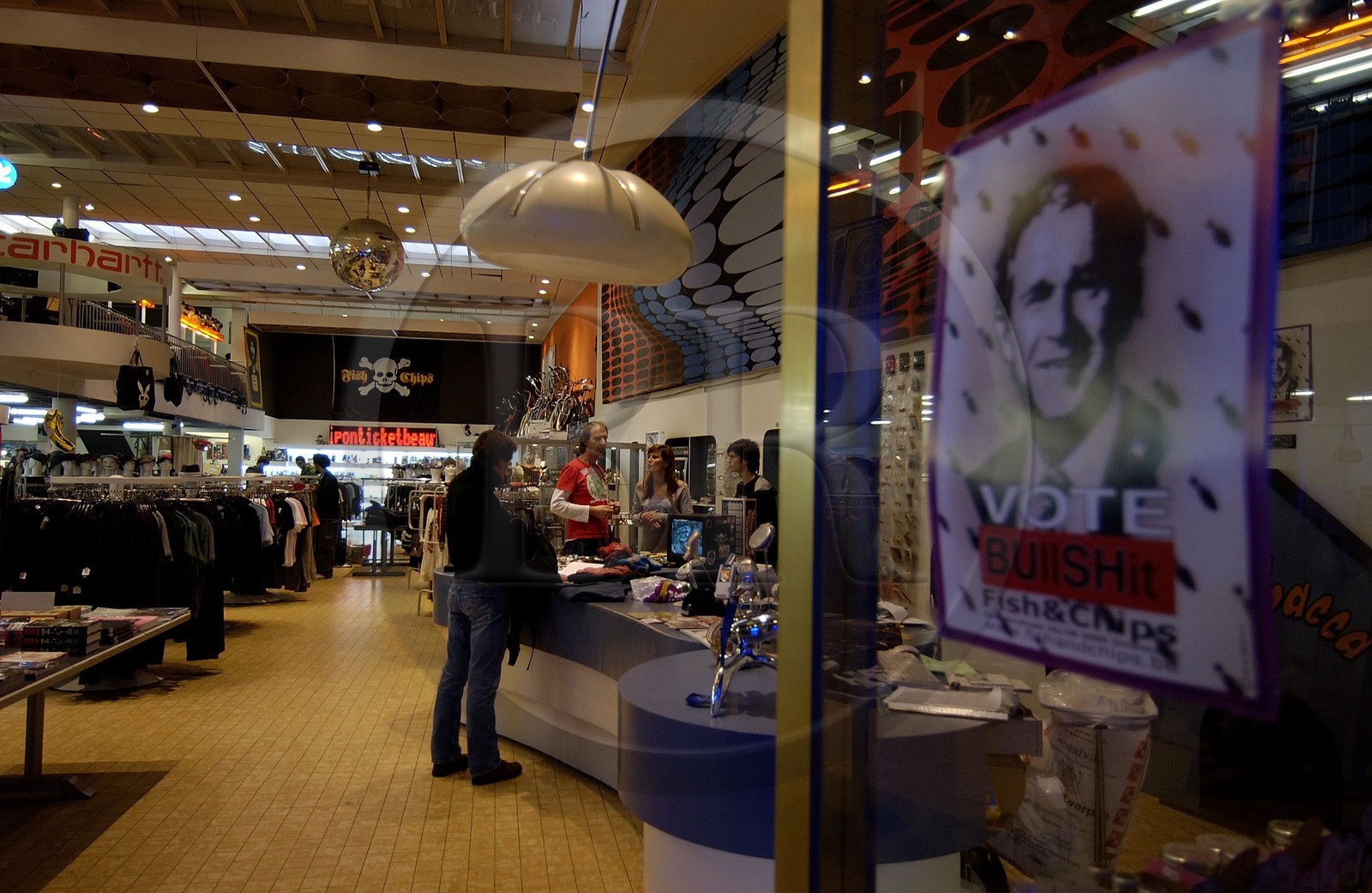 Belgium, Flanders, Antwerp (Antwerpen), trendy clothing shop