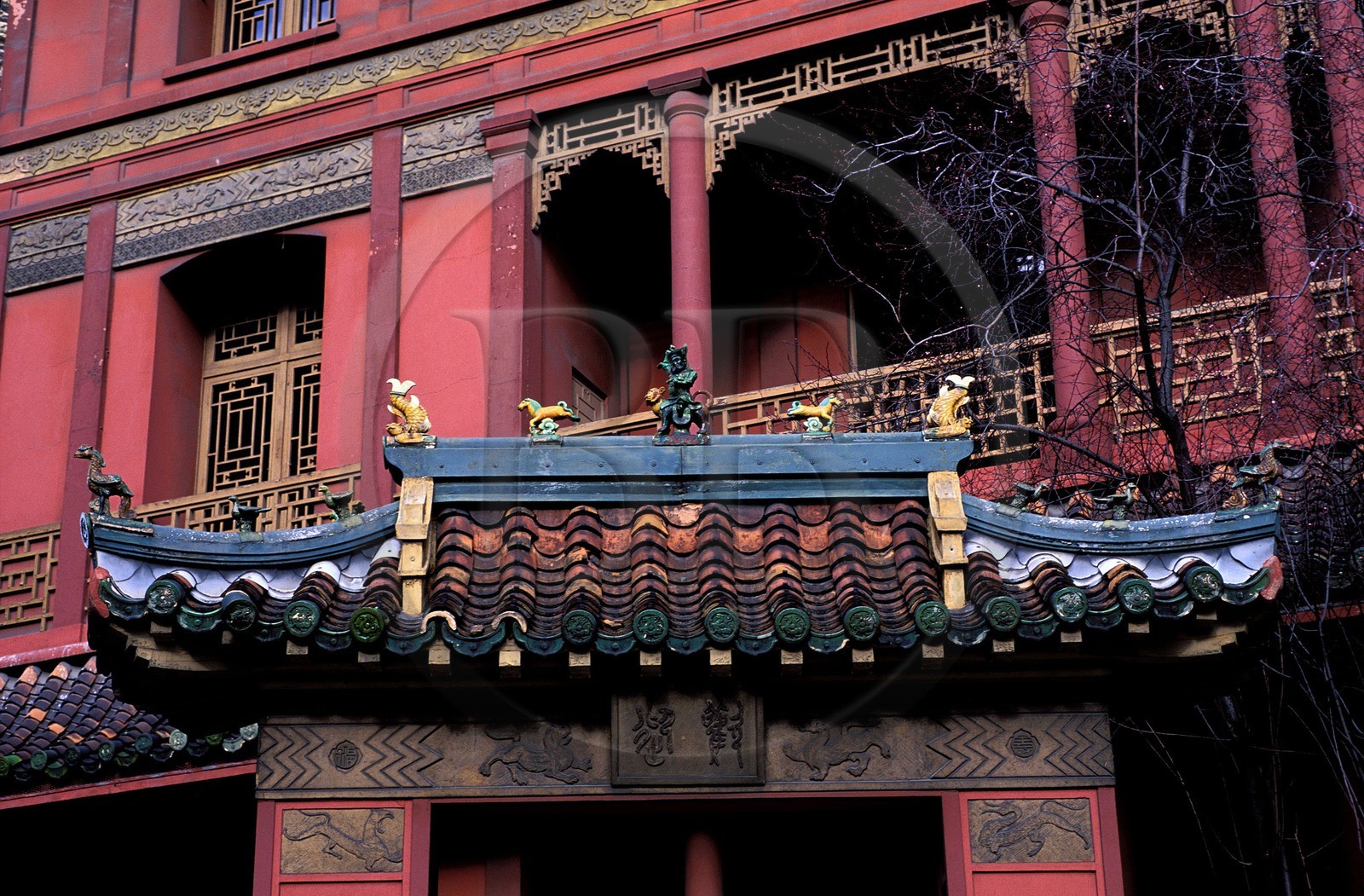 France, Paris (75), rue de Courcelles, la pagode Loo de style chinois