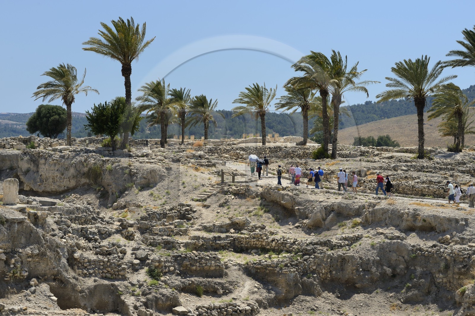 Israel, Northern District, Galileo, archaeological site of Megiddo which was inhabited from 7000 to 500 BCE, the Apocalypse of the Apostle John quotes Armageddon (Har Megiddo, the Mount Megiddo) as the place where the kings of the earth gather to make the final war
